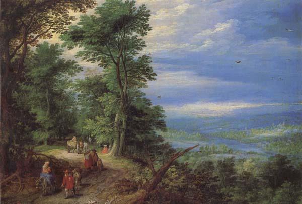 Jan Brueghel The Elder Forest's Edge Germany oil painting art